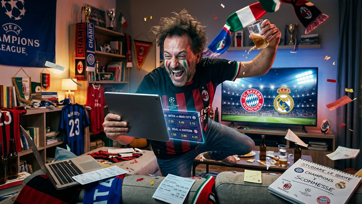 Quote champions league: come studiare le quotazioni sui bookmakers