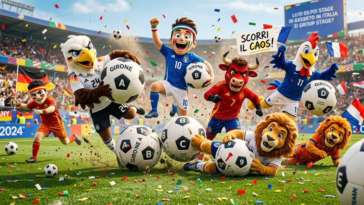 Europei gironi 2024: scopri quali sono i gruppi e come si svolgono