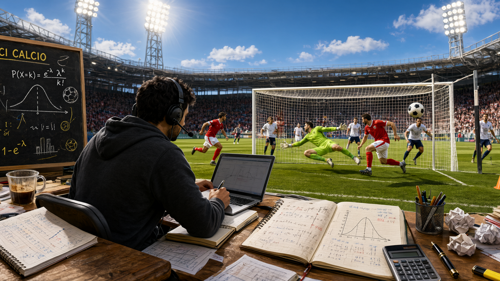 Distribuzione di Poisson applicata ai pronostici calcio