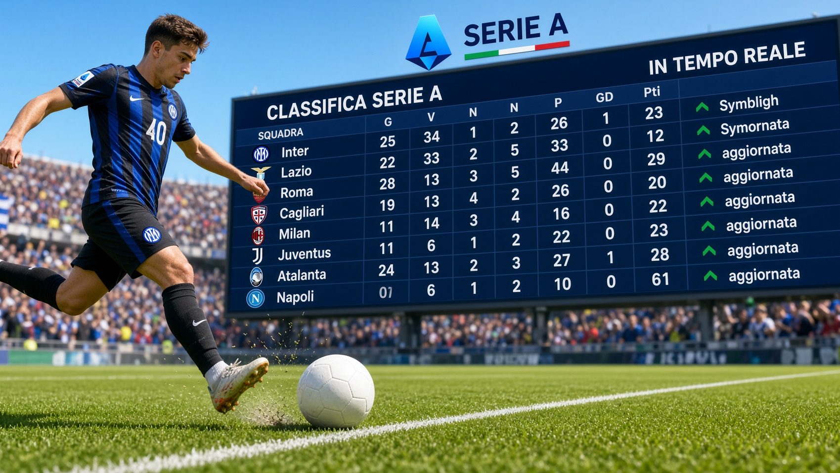 Classifica Serie A aggiornata in tempo reale: come leggerla e dove seguirla